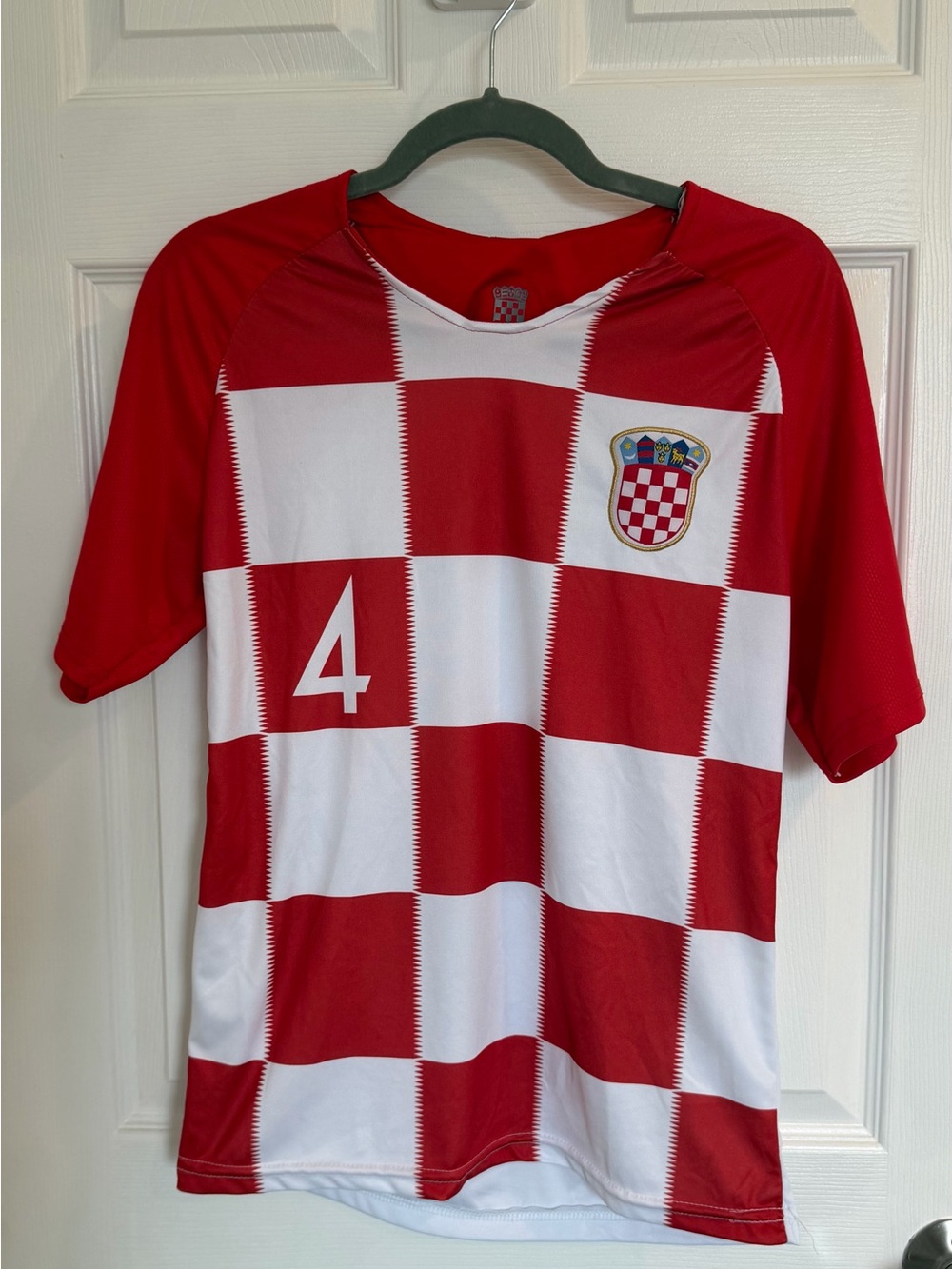CROATIA World Cup Soccer Jersey Red & White - Unisex